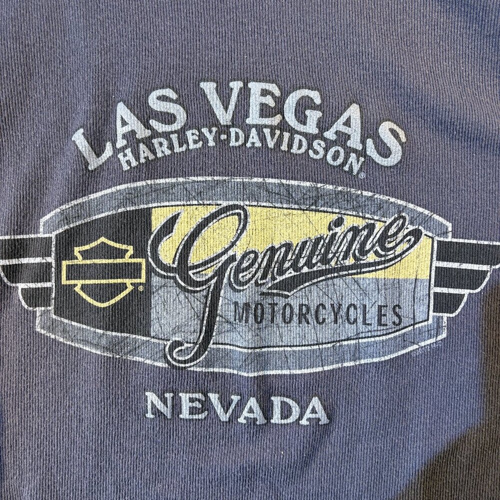 Vintage Harley-Davidson-Las Vegas (100% Cotton)(L)